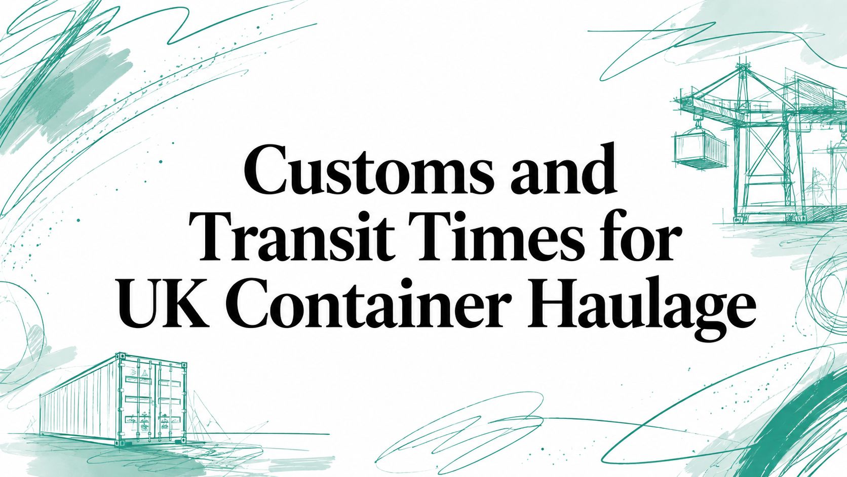 Customs and Transit Times for UK Container Haulage