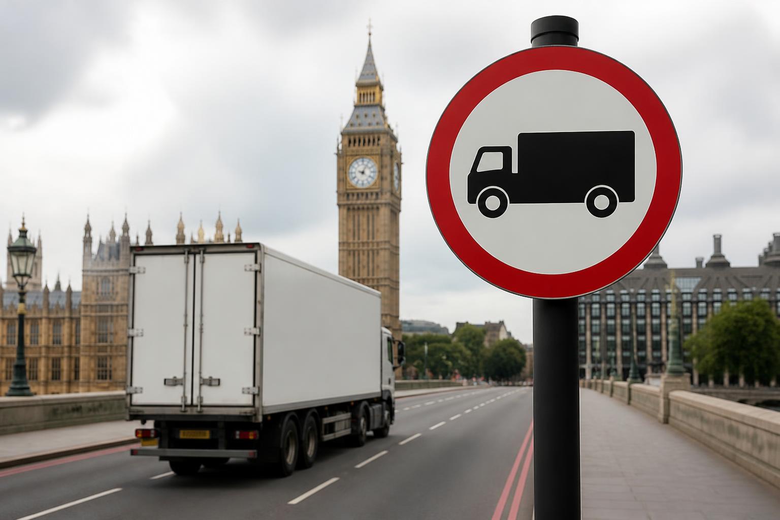 How London lorry control affects delivery planning