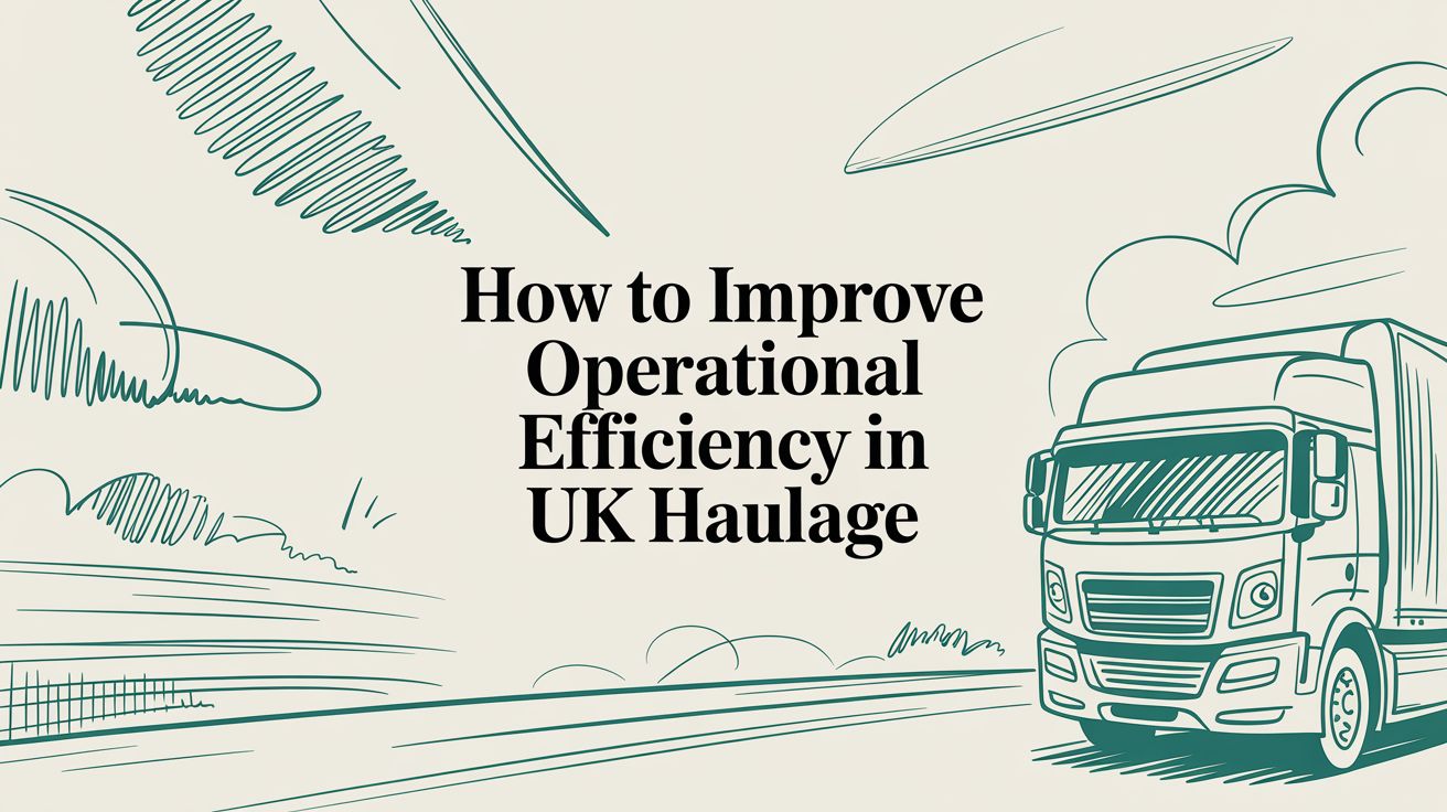 How to Improve Operational Efficiency in UK Haulage