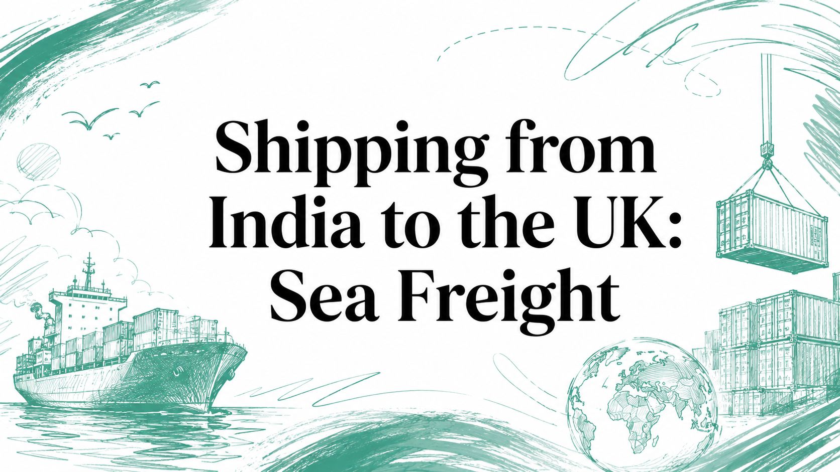 Shipping from India to the UK: Sea Freight
