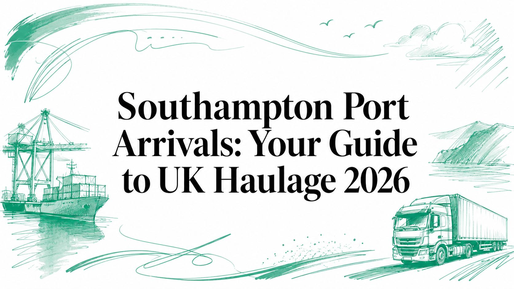 Southampton Port Arrivals: Your Guide to UK Haulage 2026