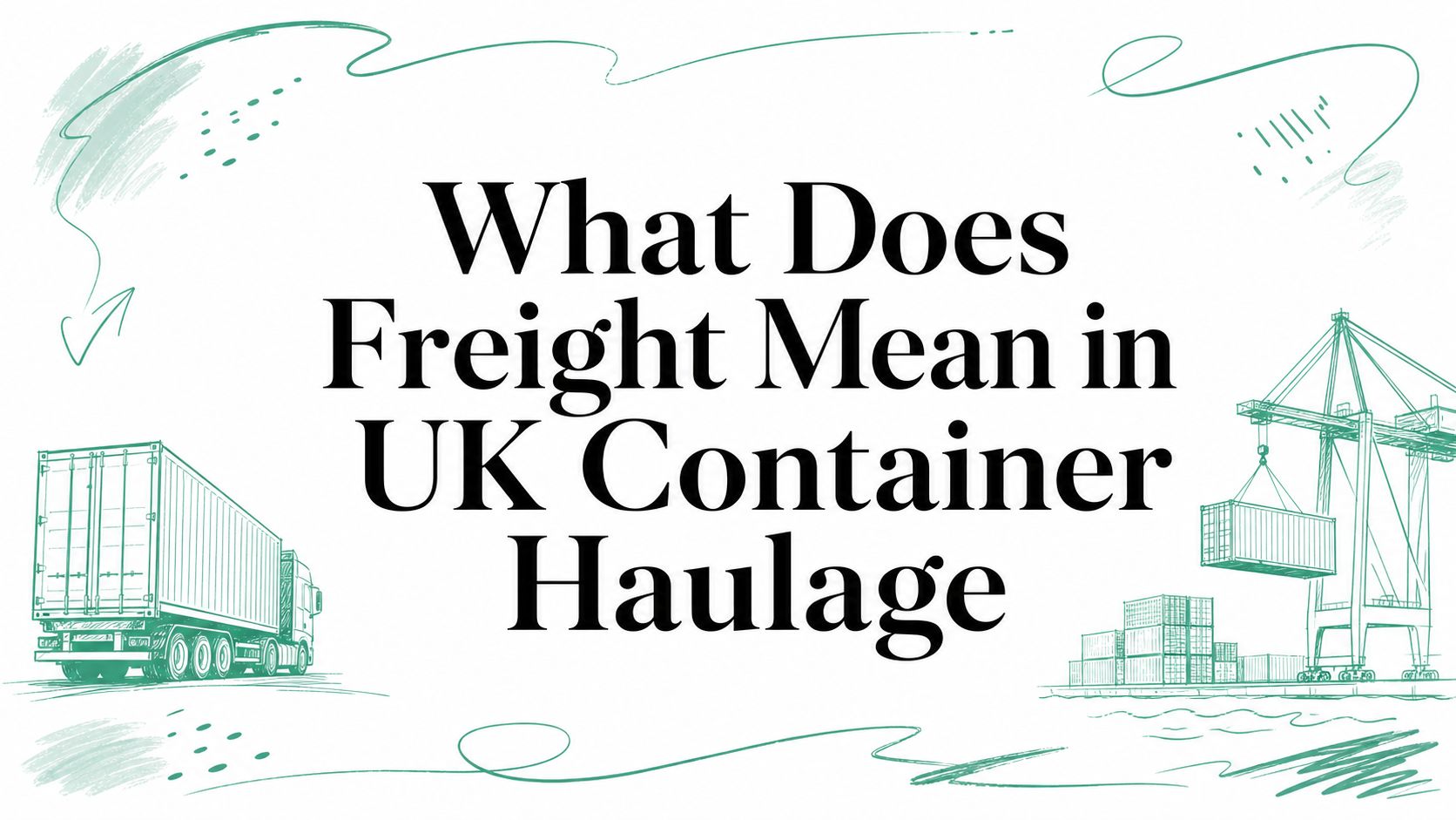 What Does Freight Mean in UK Container Haulage